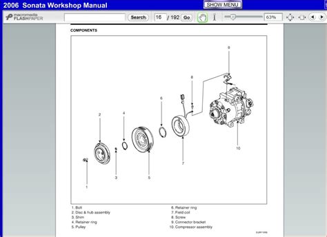 2006 Hyundai Sonata Service Repair Workshop Manual Download