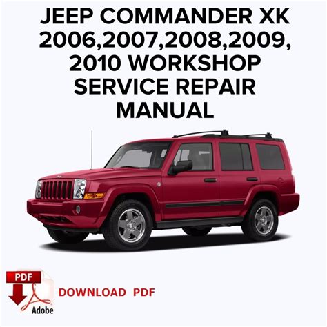 2006 Jeep Commander Factory Service Manual Download