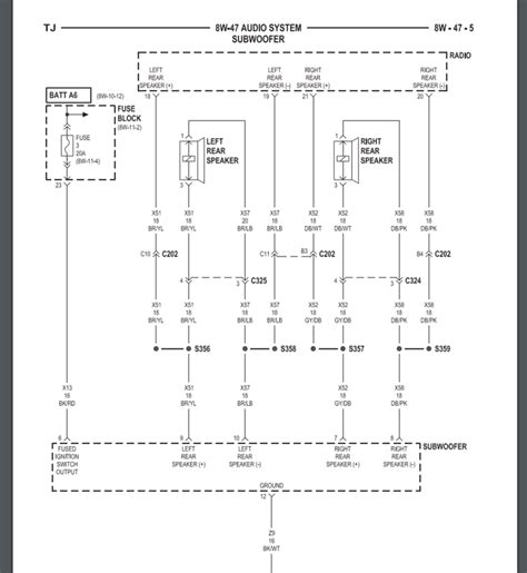 2006 Jeep Wrangler Speaker Wiring