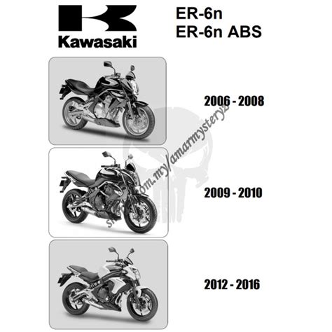 2006 Kawasaki Er 6n Motorcycle Workshop Repair Service Manual In Italian 10102 Quality