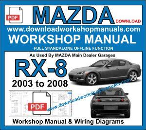 2006 Mazda Rx8 Factory Service Workshop Manual Download