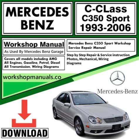 2006 Mercedes Benz C350 Service Repair Manual Software