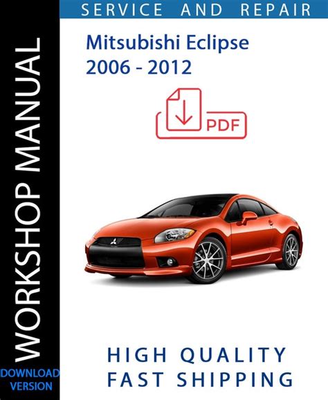 2006 Mitsubishi Eclipse Service Repair Workshop Manual Download