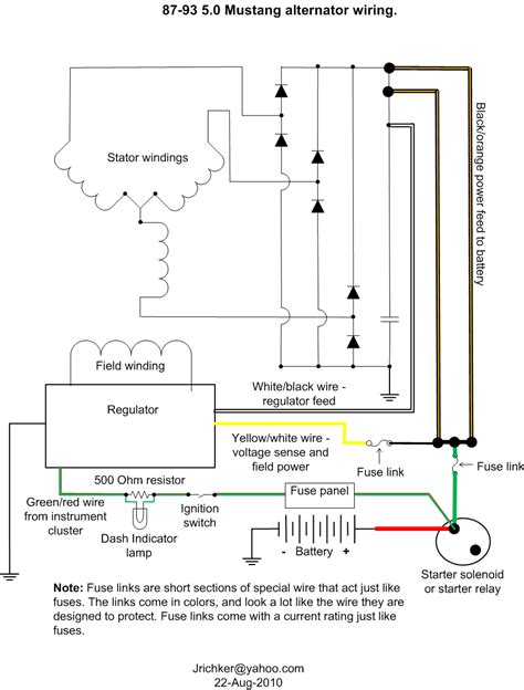 2006 Mustang Alternator Wiring Diagram