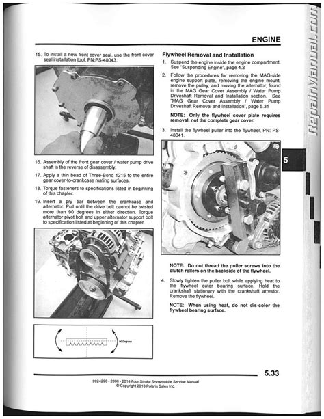 2006 Polaris All 2 Stroke Snowmobile Models Service Manual