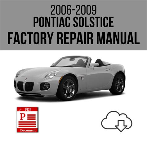 2006 Pontiac Solstice Service Repair Manual Software