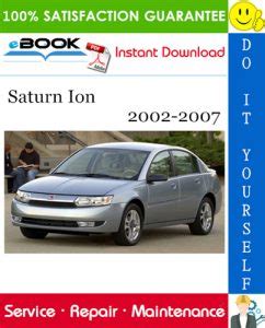 2006 Saturn Ion Service Repair Manual Software