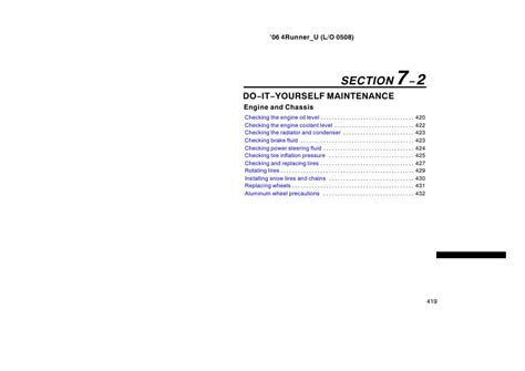 2006 Toyota 4runner Engine And Chassis Manual and Wiring Diagram