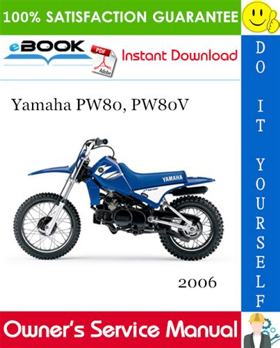 2006 Yamaha Pw80 Service Repair Manual Download