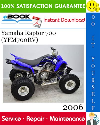 2006 Yamaha Raptor Yfm700rv Atv Service Manual Download Now