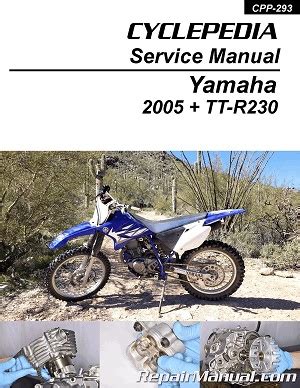 2006 Yamaha Tt R250 Motorcycle Service Manual