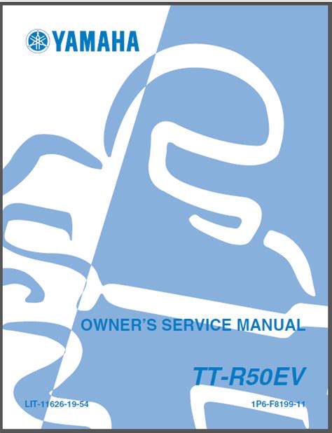 2006 Yamaha Tt R50e Tt R50ev Service Repair Manual Download