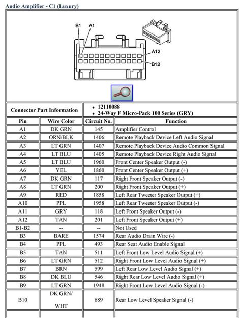 2006 chevy 1500 stereo wiring diagram 