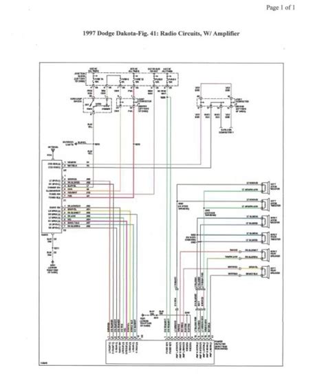 2006 dodge caravan radio wiring diagram 