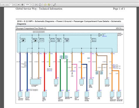 2006 hyundai tucson wiring diagrams 