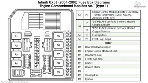 2006 infiniti fuse box 