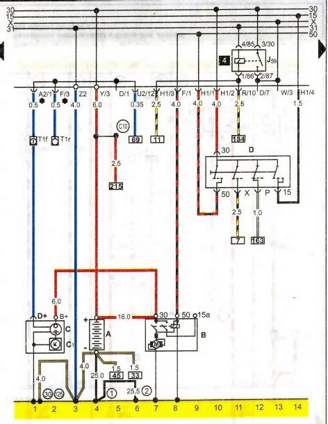 2006 vw passat starter wiring diagram 