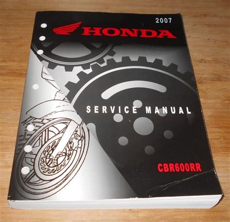 2007 2008 Honda Cbr600rr Service Repair Manual