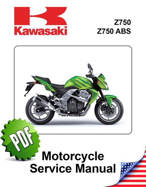 2007 2008 Kawasaki Z750 Factory Service Manual