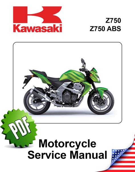 2007 2008 Kawasaki Z750 Factory Service Manual Download