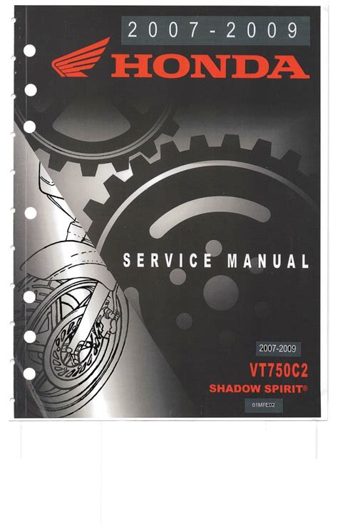 2007 2009 Honda Vt750c2 Shadow Spirit Service Repair Manual Download