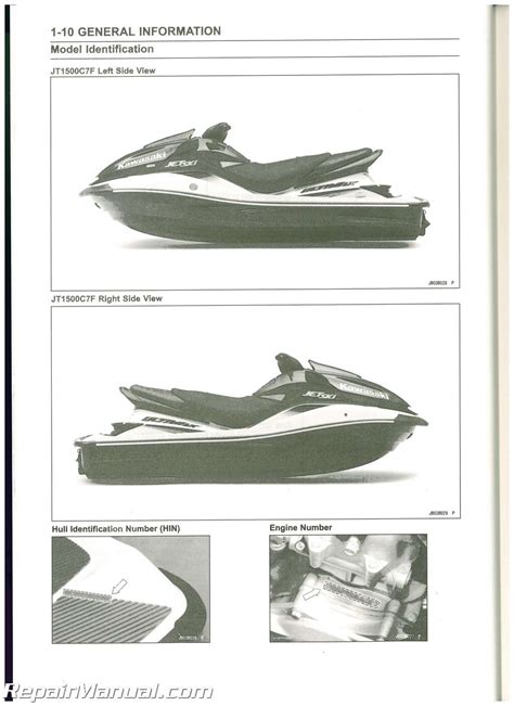 2007 2009 Kawasaki Jet Ski Ultra Lx Jt1500c Service Repair Manual Jetski Watercraft Pdf Download