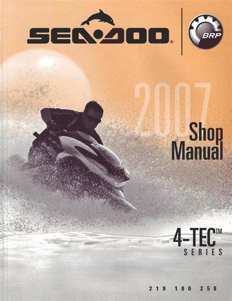 2007 2009 Models Seadoo Watercraft Workshop Repair Service Manual 10102 Quality