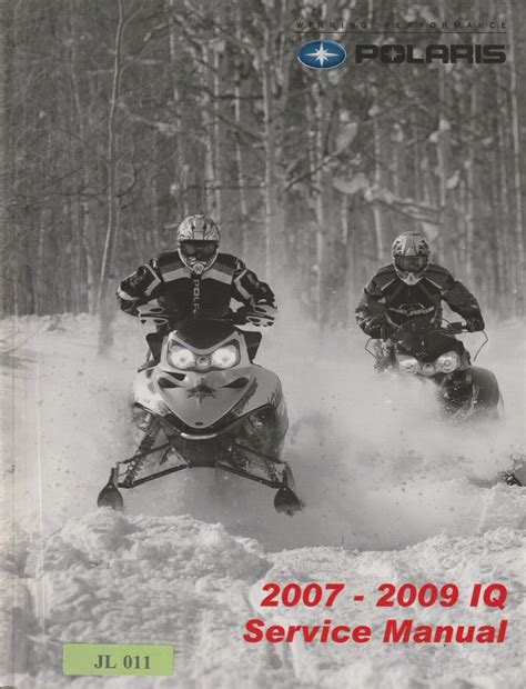 2007 And 2008 Polaris Iq Snowmobile Service Manual