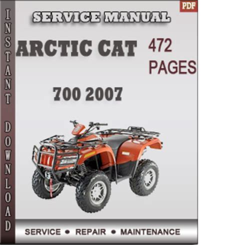 2007 Arctic Cat 700 Diesel Service Manual Download