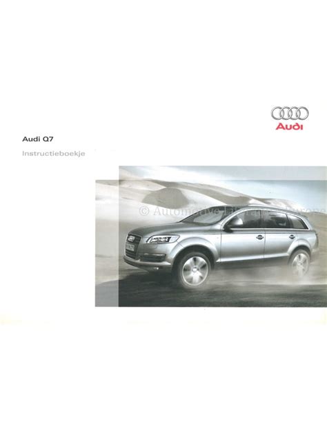 2007 Audi Q7 Owners Manual