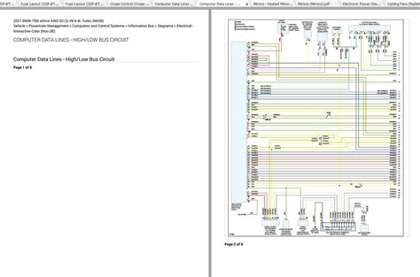 2007 BMW 750i Sedan Manual and Wiring Diagram