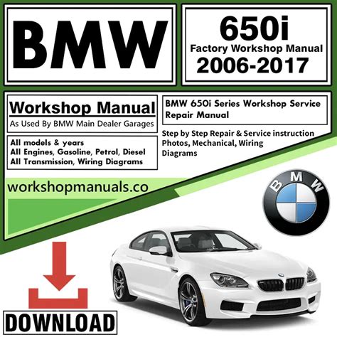 2007 Bmw 650i Service Repair Manual Software