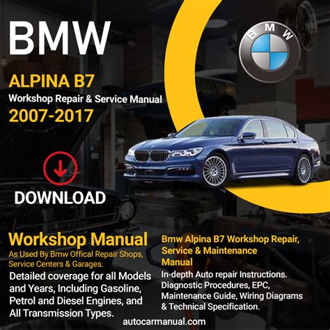 2007 Bmw Alpina Service And Repair Manual