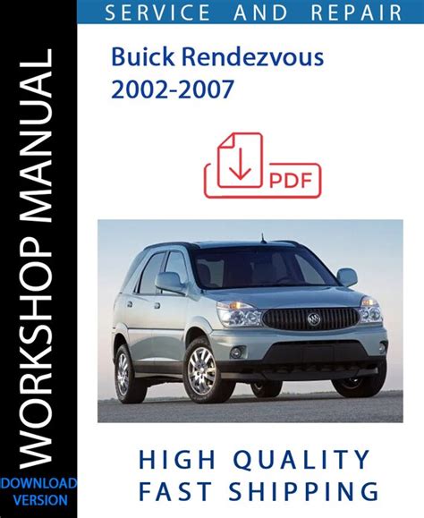 2007 Buick Rendezvous Service Repair Manual Software