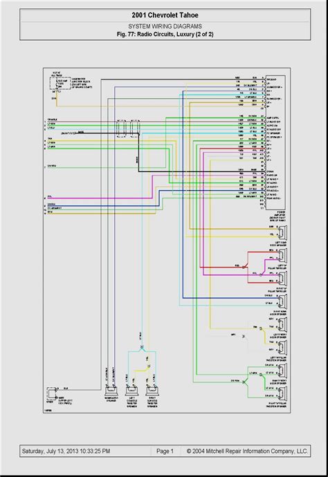 2007 Chevy Tahoe Stereo Wiring Diagram