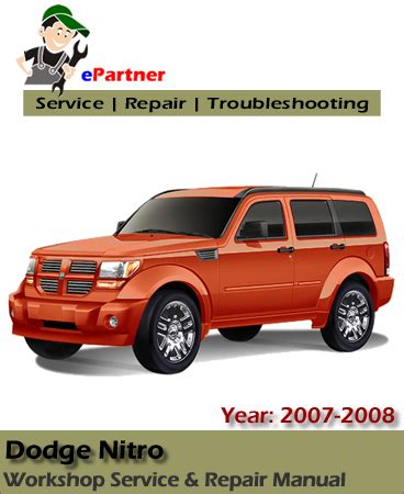 2007 Dodge Nitro Service Repair Manual Software