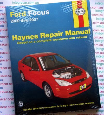 2007 Ford Focus Workshop Service Repair Manual