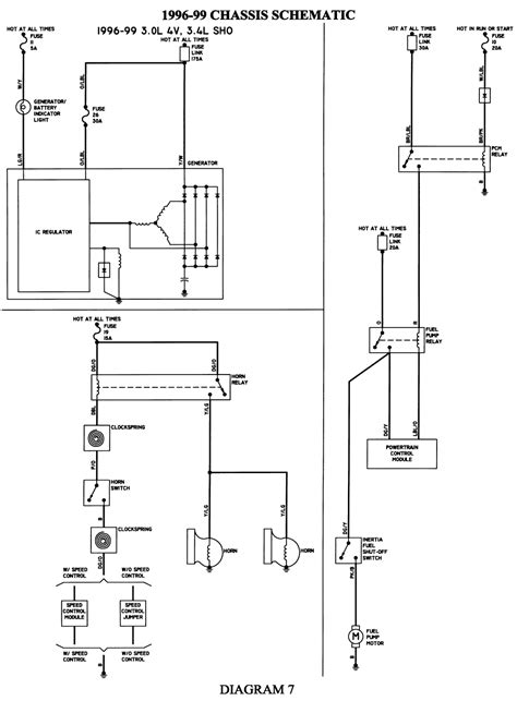 2007 Ford Taurus Fuel Pump Wiring Diagram