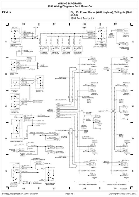 2007 Ford Taurus Wiring Diagram