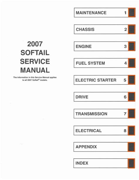 2007 Harley Davidson Pdf Free Service Manual