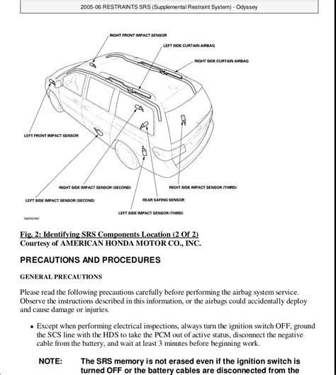 2007 Honda Odyssey Repair Manual
