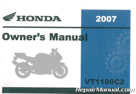 2007 Honda Shadow Sabre Owners Manual