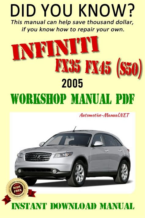 2007 Infiniti Fx45 Fx35 Service Manual Download