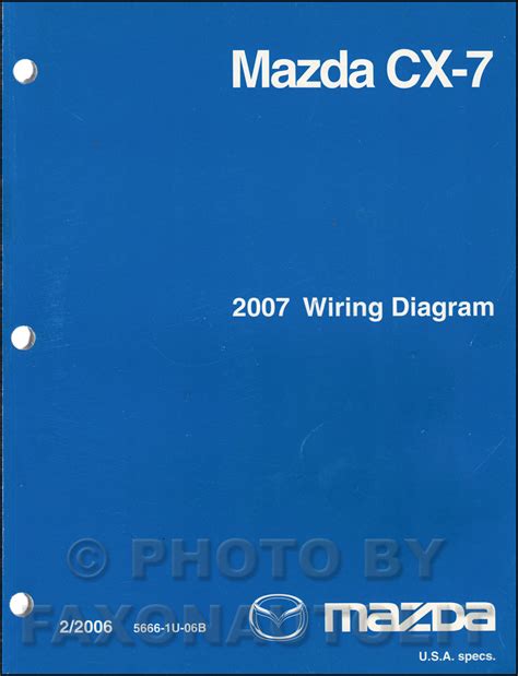 2007 Mazda CX 7 Manual and Wiring Diagram
