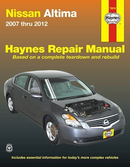 2007 Nissan Altima Altima Hybrid Workshop Service Manual