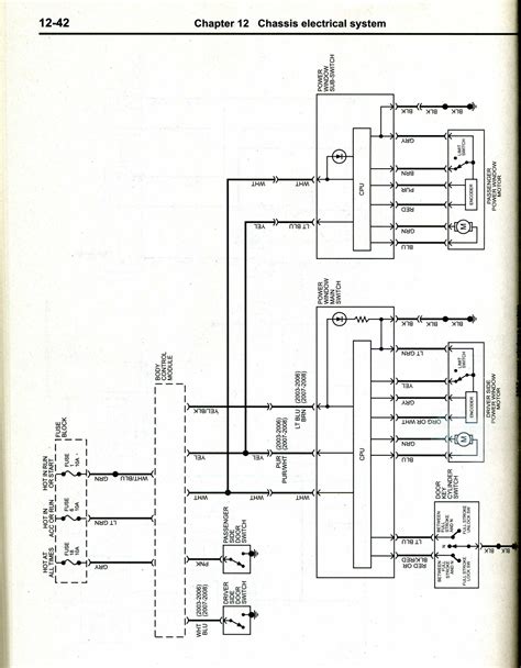 2007 Nissan Power Window Wiring Diagram