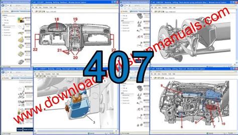 2007 Peugeot 407 C Manual and Wiring Diagram