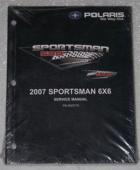 2007 Polaris Sportsman 6x6 Factory Service Repair Manual