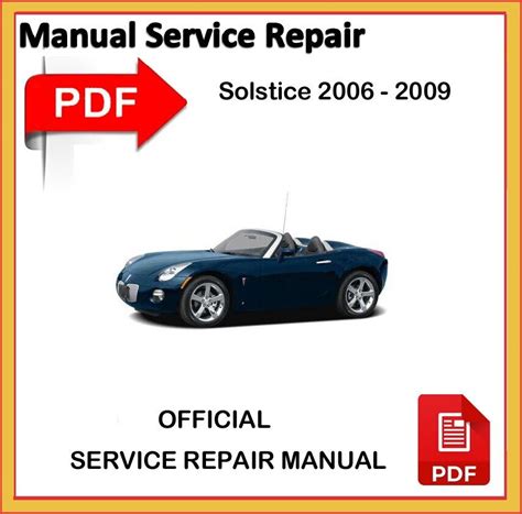 2007 Pontiac Solstice Repair Manual