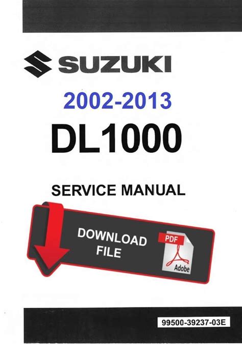 2007 Suzuki Dl1000 Service Repair Manual Download